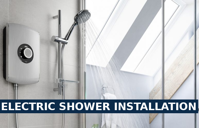 Electric shower installation Clapton